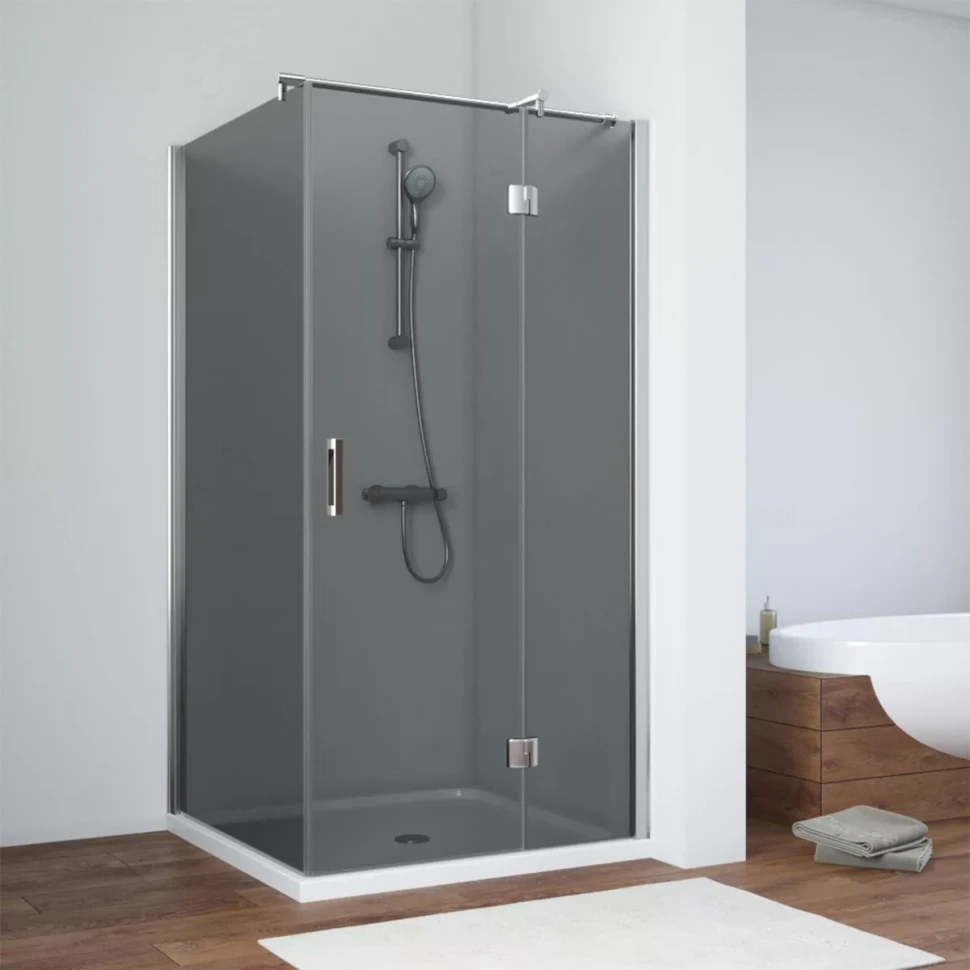 Душевой уголок Vegas-Glass AFP-Fis NOVO 80x110 глянцевый хром