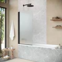 Шторки на ванну Vegas-Glass EV NOVO 70 черный матовый