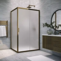 Душевой уголок Vegas-Glass ZP+ZPV TUR NOVO 105x80 бронза