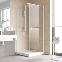 Душевой уголок Vegas-Glass EP-Fis LUX 90x80 белый