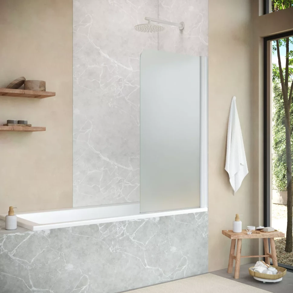 Шторки на ванну Vegas-Glass EV NOVO 76 белый