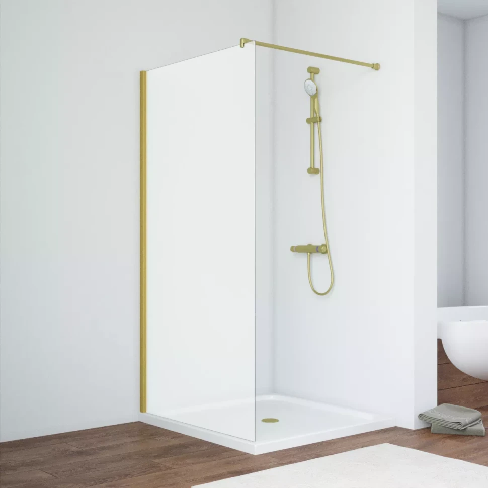 Неподвижные перегородки Vegas-Glass EAF NOVO 116 золото матовое