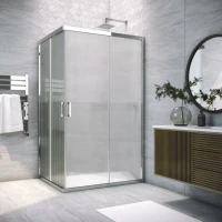 Душевой угол-ограждение Vegas-Glass ZA-F TUR NOVO 110x100 глянцевый хром