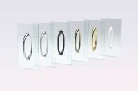 Душевая дверь в нишу Vegas-Glass EP-2F LUX 175 глянцевый хром