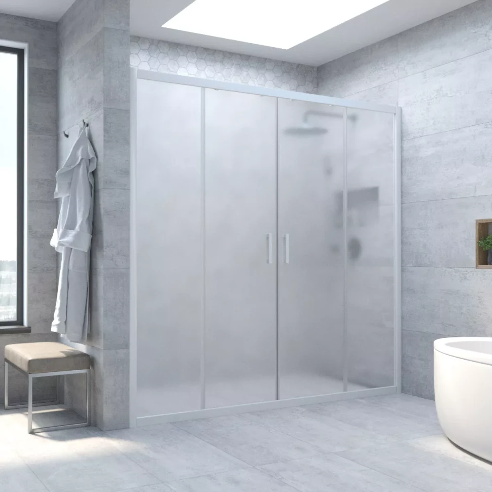 Дверь в душевой проем Vegas-Glass Z2P NOVO 210 белый