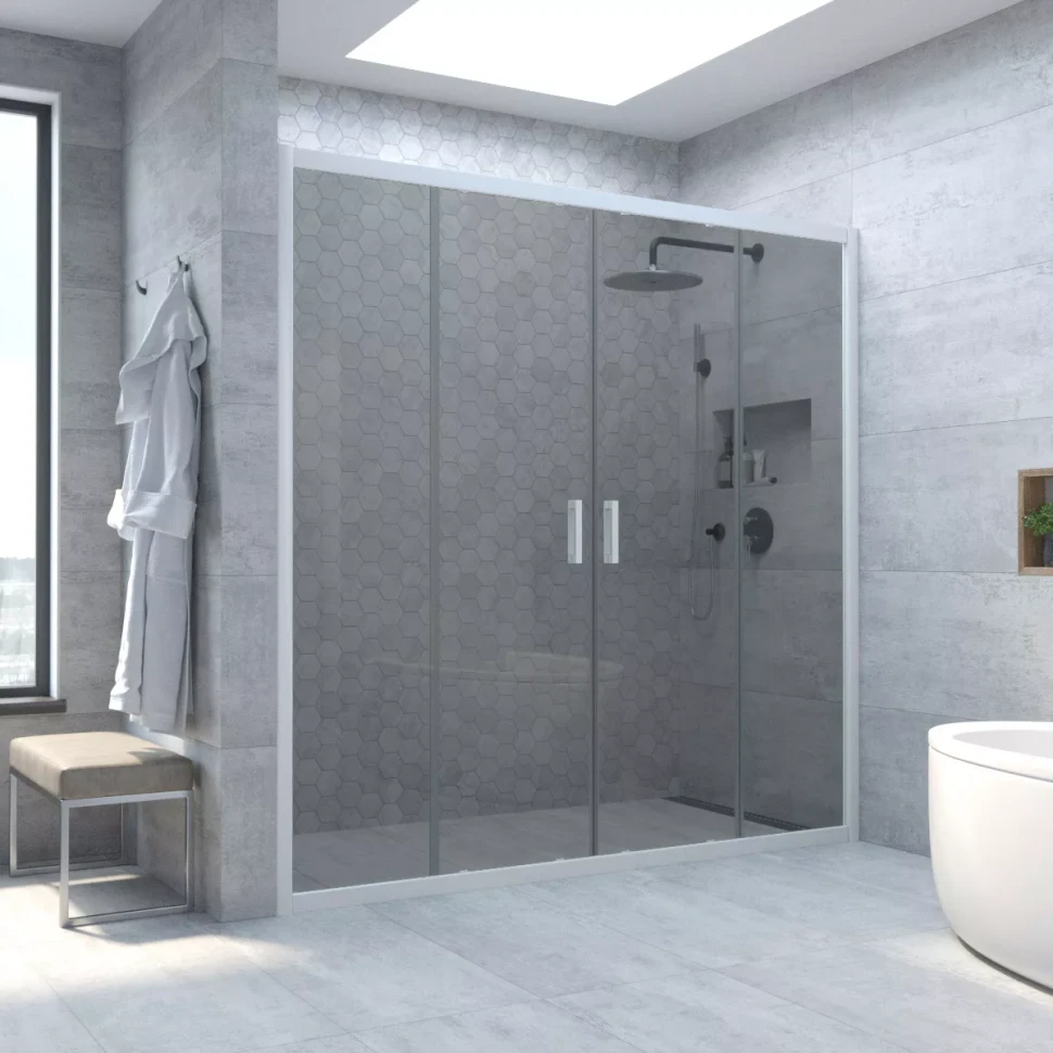 Дверь в душевой проем Vegas-Glass Z2P NOVO 210 белый