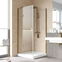 Душевой уголок Vegas-Glass AFP-Fis LUX 110x80 бронза