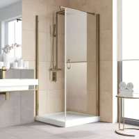 Душевой уголок Vegas-Glass EP-Fis LUX 90x80 бронза