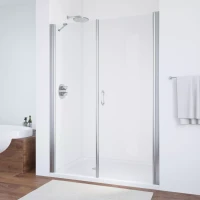 Дверь в душевую нишу Vegas-Glass EP-F-2 130 глянцевый хром
