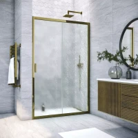 Душевая дверь в нишу Vegas-Glass ZP TUR NOVO 100 бронза