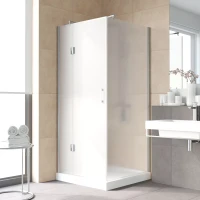 Душевой уголок Vegas-Glass AFP-Fis LUX 110x80 глянцевый хром