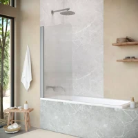 Шторки на ванну Vegas-Glass EV NOVO 76 матовый хром