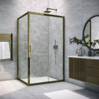 Душевой уголок Vegas-Glass ZP+ZPV TUR NOVO 105x85 бронза