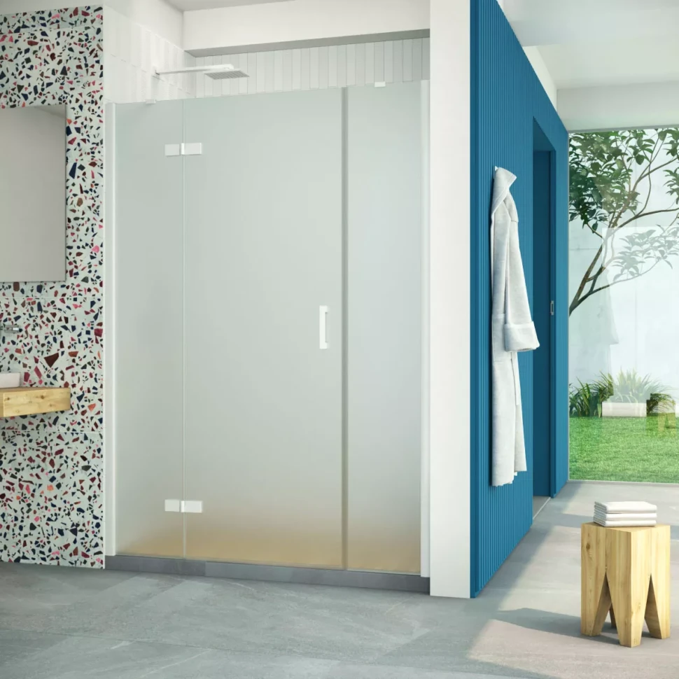 Дверь в душевую нишу Vegas-Glass AFP-F Retta 150 белый