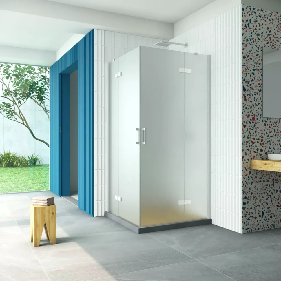 Душевой уголок Vegas-Glass AFA Retta 120x120 белый