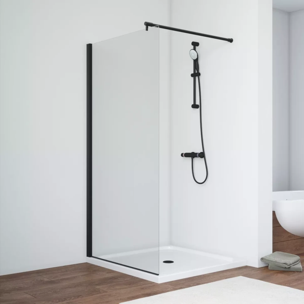 Неподвижные перегородки Vegas-Glass EAF NOVO 116 черный матовый