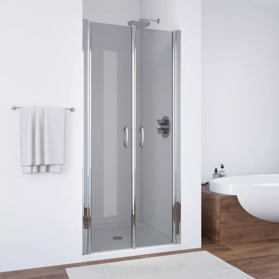 Дверь в душевой проем Vegas-Glass E2P 110 глянцевый хром