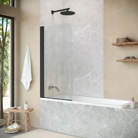 Шторки на ванну Vegas-Glass EV NOVO 76 черный матовый