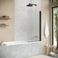 Шторки на ванну Vegas-Glass EV NOVO 76 черный матовый