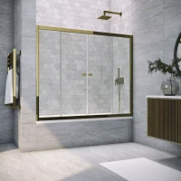 Шторки на ванну Vegas-Glass Z2V TUR NOVO 150 бронза