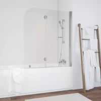 Шторки на ванну E2V 120 глянцевый хром