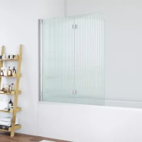 Шторки на ванну E2V 120 глянцевый хром