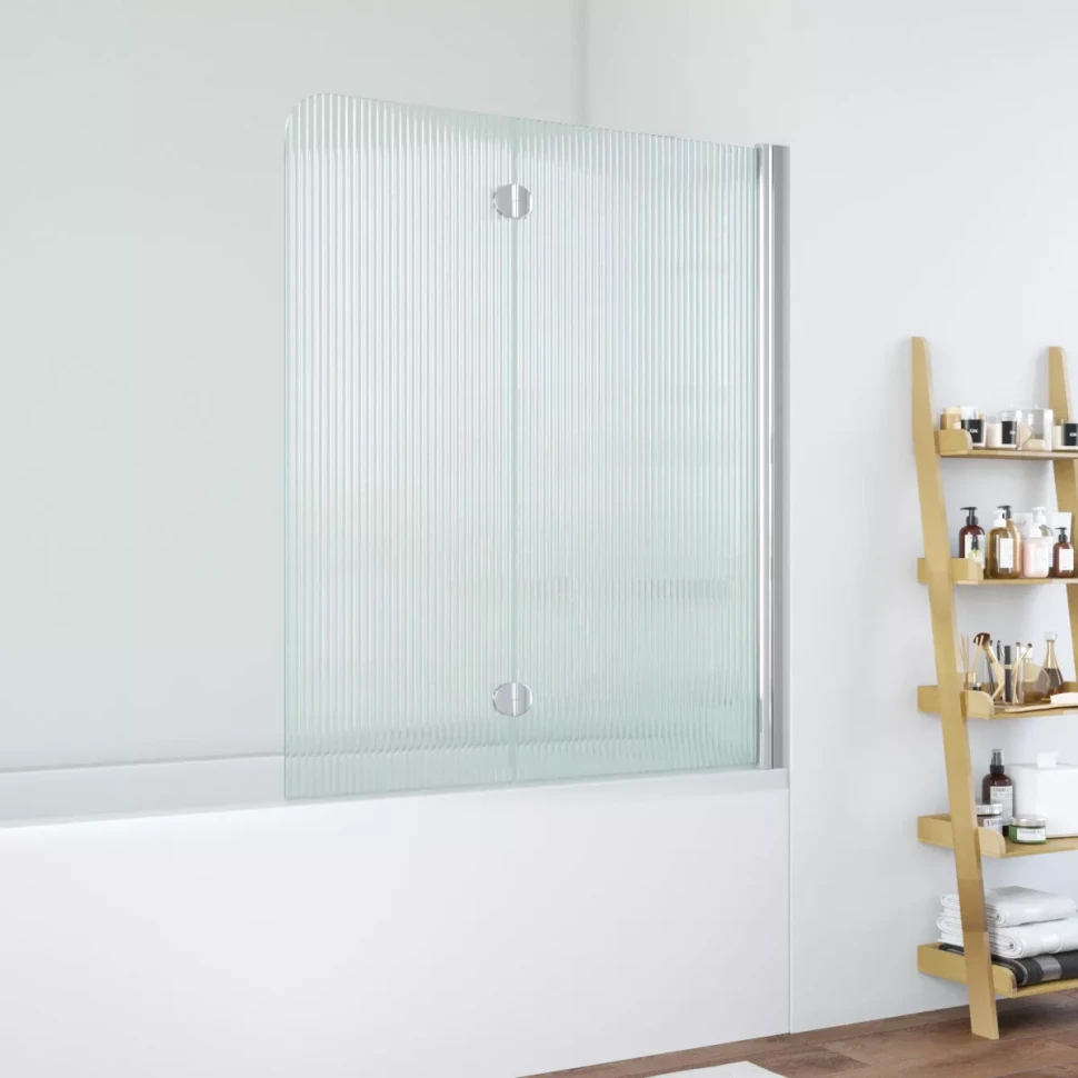 Шторки на ванну E2V 120 глянцевый хром