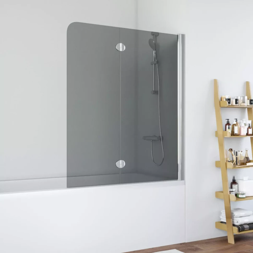 Шторки на ванну E2V 120 глянцевый хром