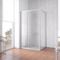 Душевой уголок Vegas-Glass ZP+ZPV NOVO 160x100 матовый хром