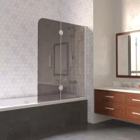 Шторки на ванну E2V LUX 120 белый