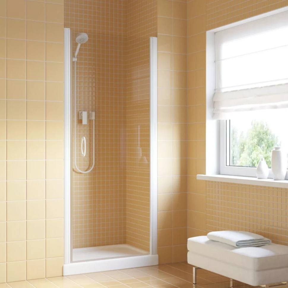 Дверь в душевую нишу Vegas-Glass EP LUX 85 белый