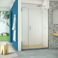 Дверь в душевую нишу Vegas-Glass AFP-F Retta 160 глянцевый хром