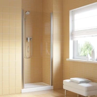 Дверь в душевую нишу Vegas-Glass EP LUX 85 глянцевый хром