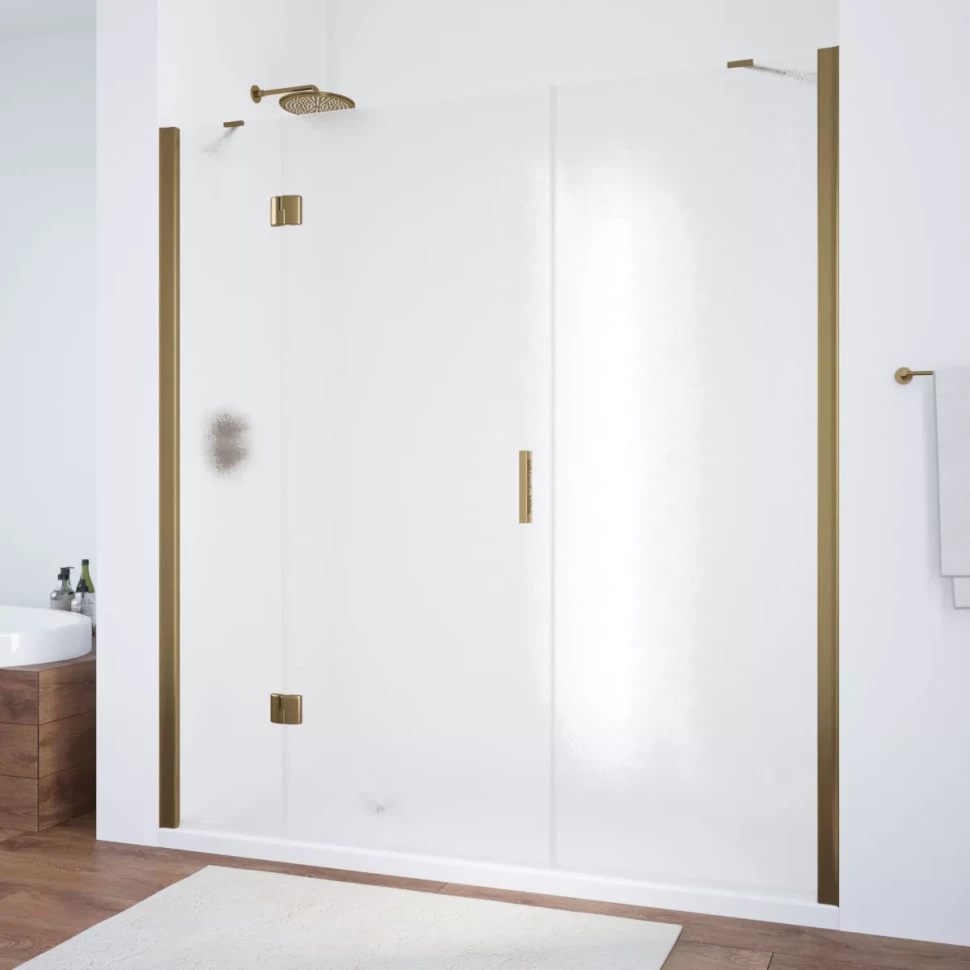 Дверь в душевой проем Vegas-Glass AFP-F NOVO 180 бронза