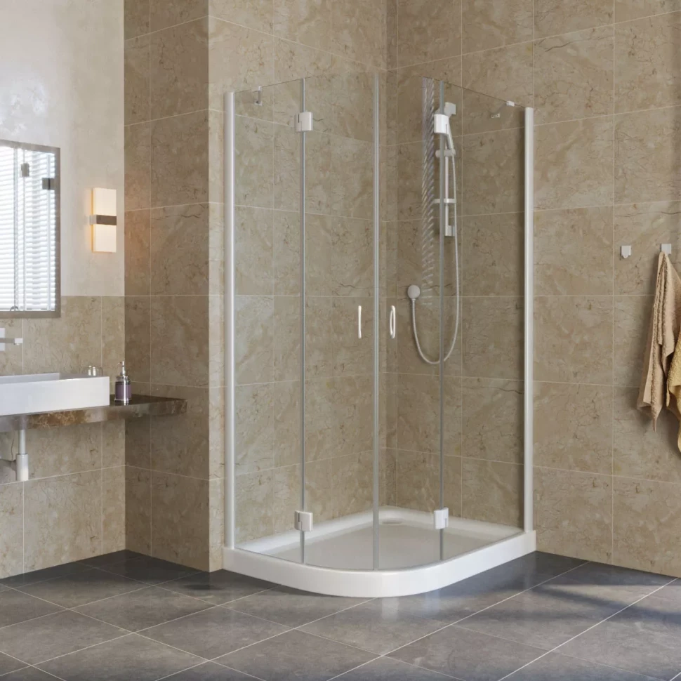 Vegas-Glass AFS-F LUX 120x100 белый