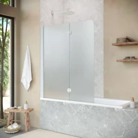 Шторки на ванну Vegas-Glass E2V NOVO 120 белый