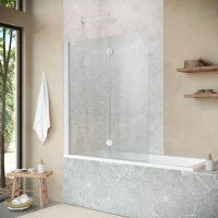 Шторки на ванну Vegas-Glass E2V NOVO 120 белый