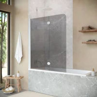 Шторки на ванну Vegas-Glass E2V NOVO 120 белый