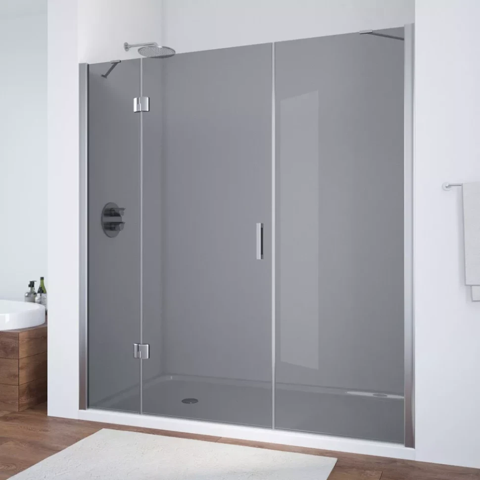 Дверь в душевой проем Vegas-Glass AFP-F NOVO 180 глянцевый хром